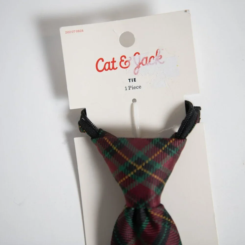 Cat & Jack Kids Plaid Tie One Size NWT